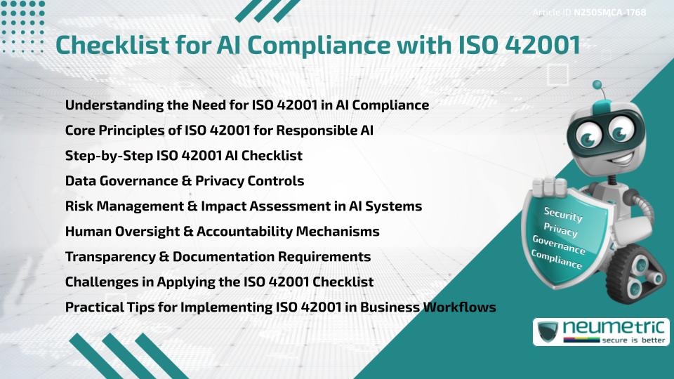 The AI Compliance Checklist