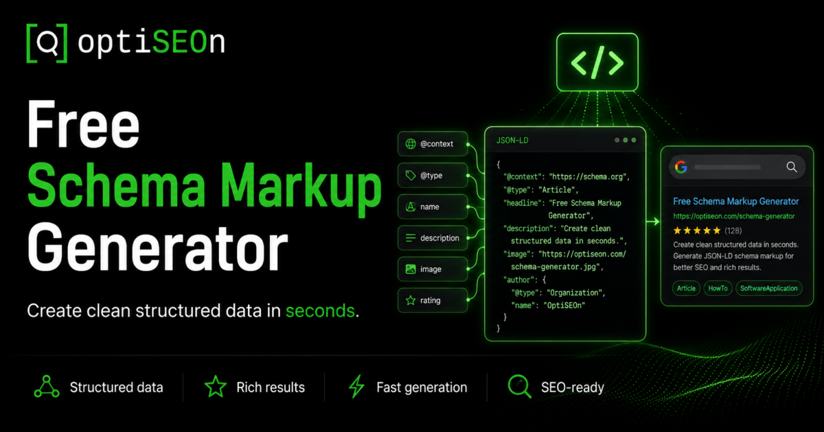 Schema Markup Generator Plugin