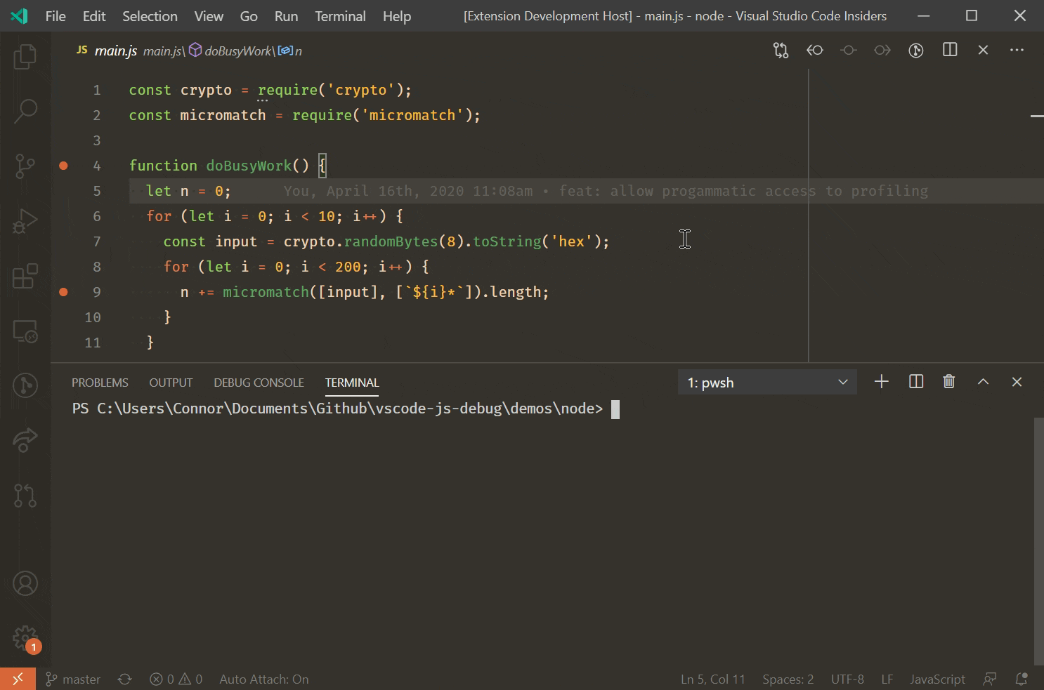 Node.js and Python development environment setup