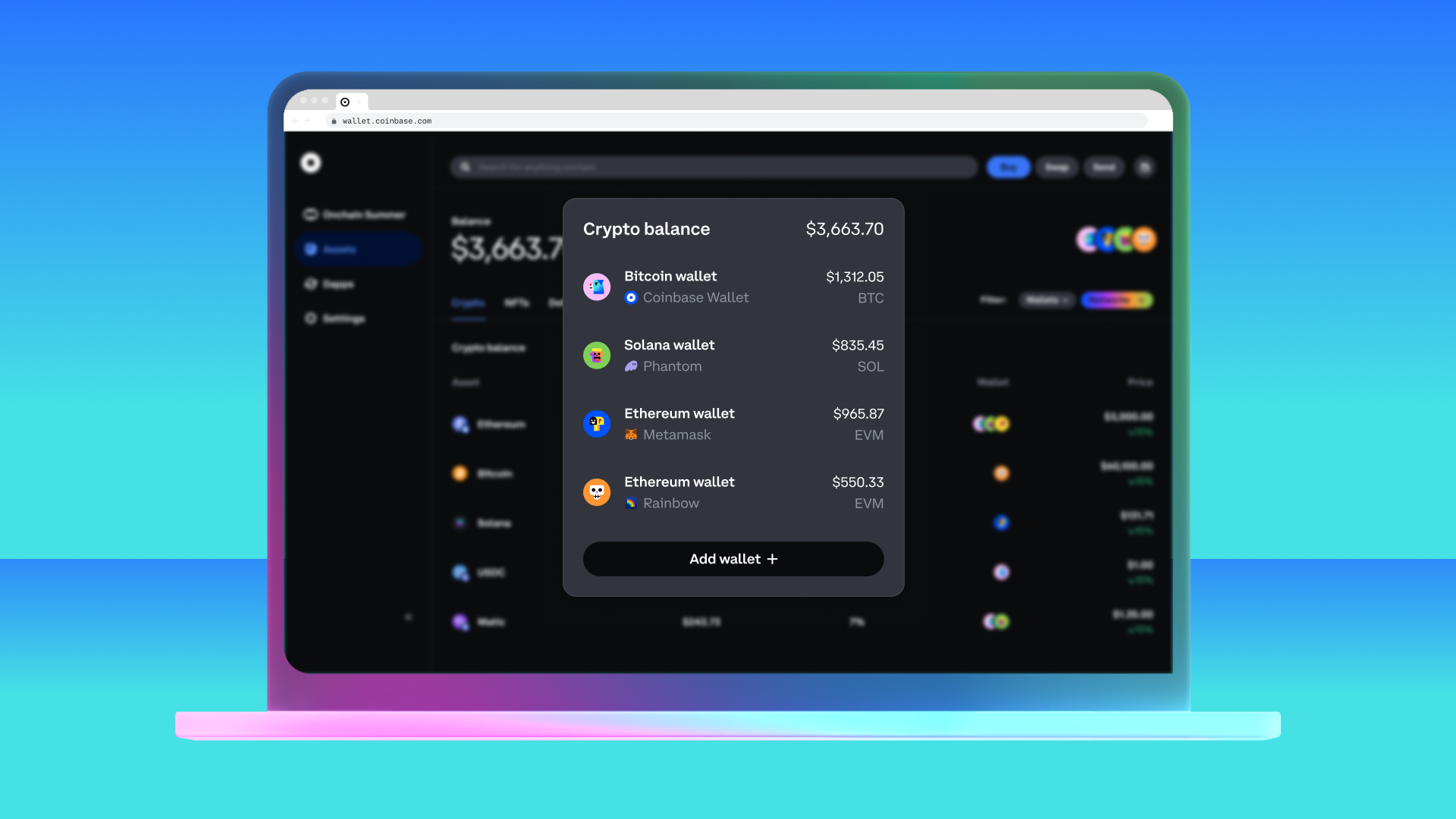 Modern web checkout flow featuring crypto payment options with Coinbase x402 integration